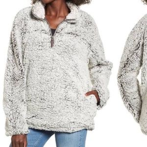 Nordstrom grey thick fleece